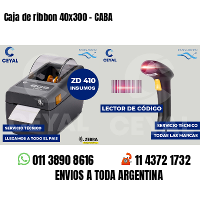 Caja de ribbon 40x300 - CABA