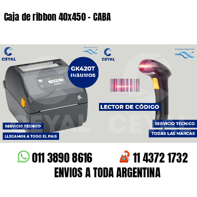 Caja de ribbon 40x450 - CABA