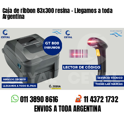 Caja de ribbon 83x300 resina - Llegamos a toda Argentina