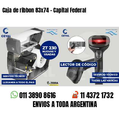 Caja de ribbon 83x74 - Capital Federal