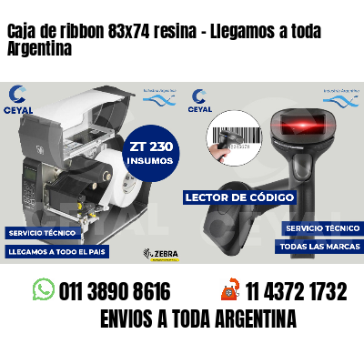 Caja de ribbon 83x74 resina - Llegamos a toda Argentina