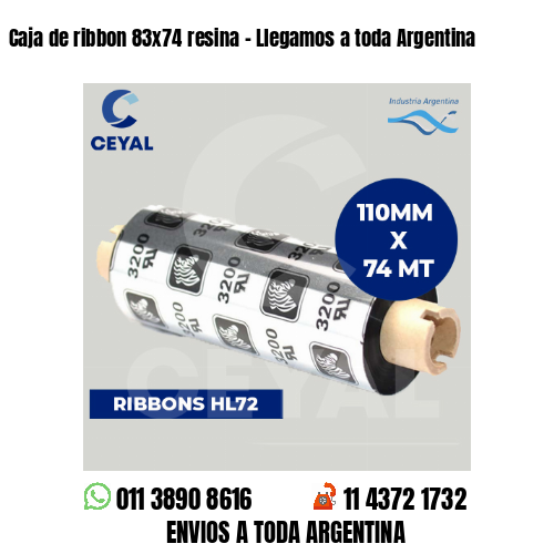 Caja de ribbon 83×74 resina – Llegamos a toda Argentina