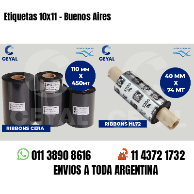 Etiquetas 10x11 - Buenos Aires