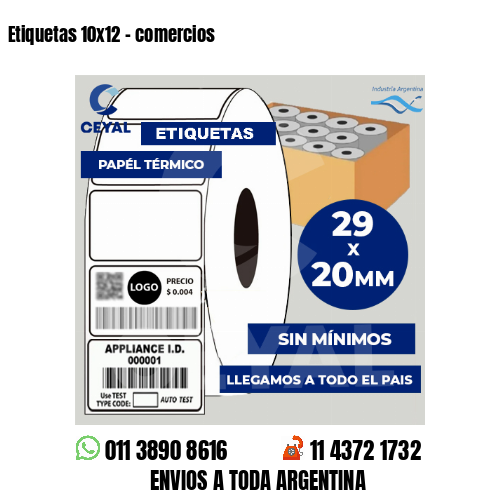 Etiquetas 10×12 – comercios