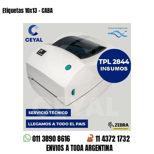 Etiquetas 10×13 – CABA
