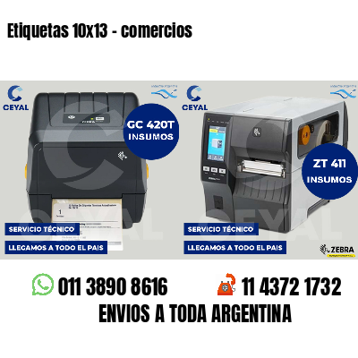 Etiquetas 10x13 - comercios