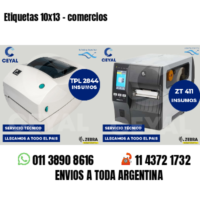 Etiquetas 10x13 - comercios