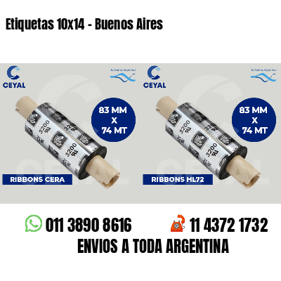 Etiquetas 10x14 - Buenos Aires