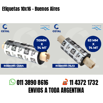 Etiquetas 10x16 - Buenos Aires