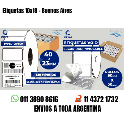 Etiquetas 10x18 - Buenos Aires