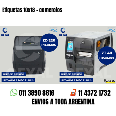 Etiquetas 10x18 - comercios