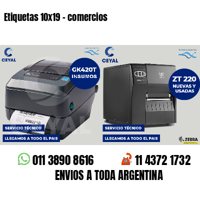 Etiquetas 10x19 - comercios