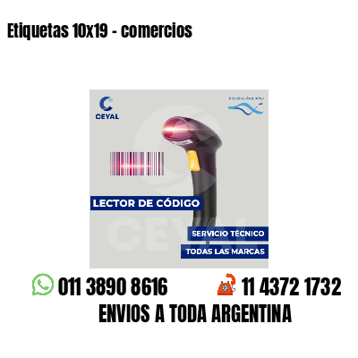 Etiquetas 10x19 - comercios