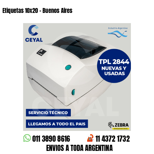 Etiquetas 10×20 – Buenos Aires