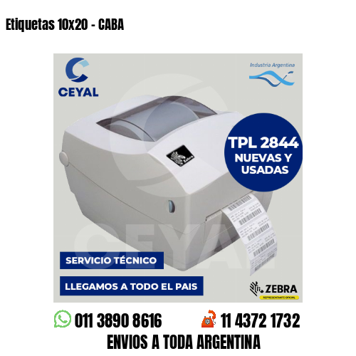 Etiquetas 10×20 – CABA