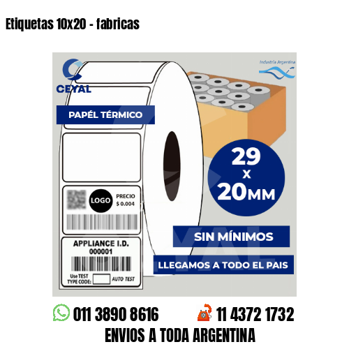 Etiquetas 10×20 – fabricas
