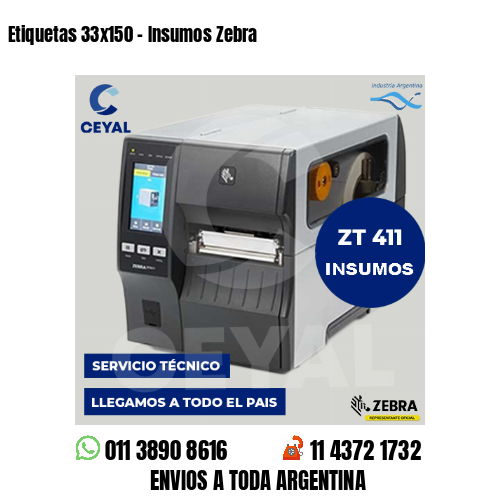 Etiquetas 33×150 – Insumos Zebra