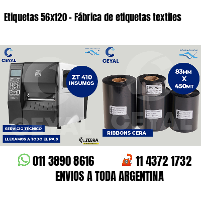 Etiquetas 56x120 - Fábrica de etiquetas textiles