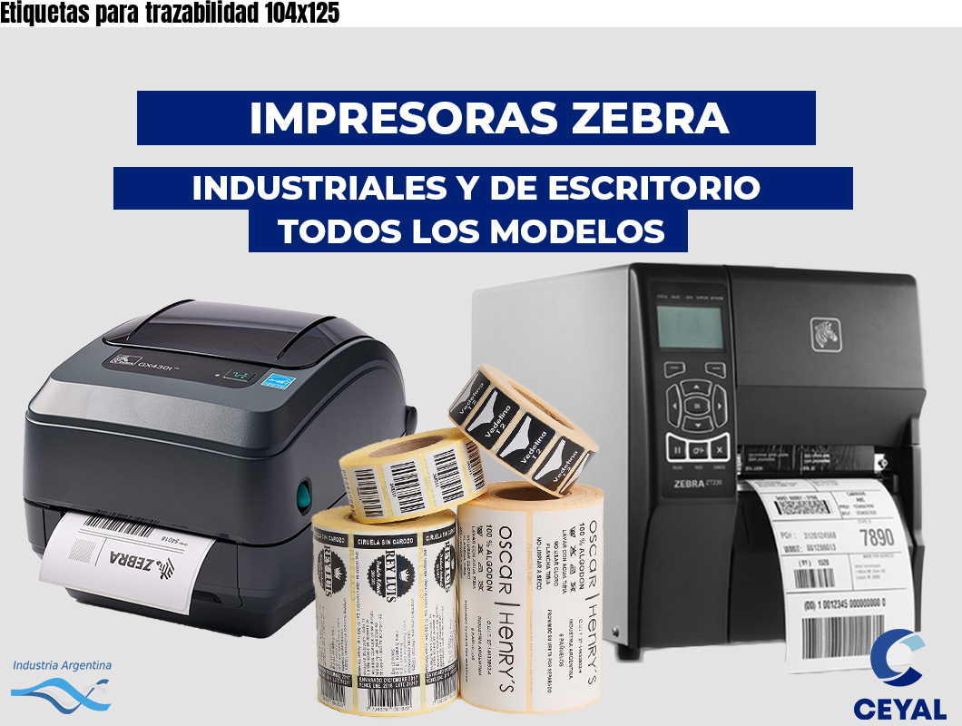 Etiquetas para trazabilidad 104×125