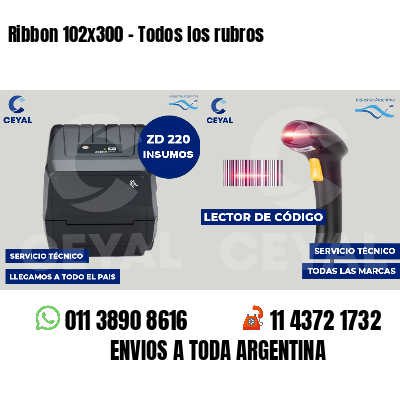 Ribbon 102x300 - Todos los rubros