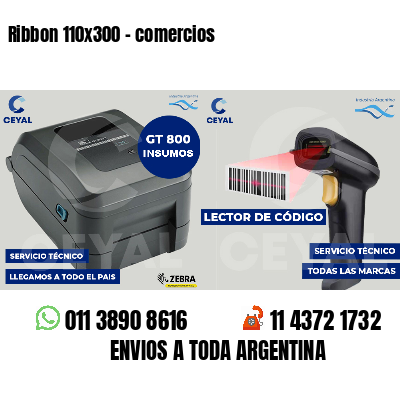 Ribbon 110x300 - comercios