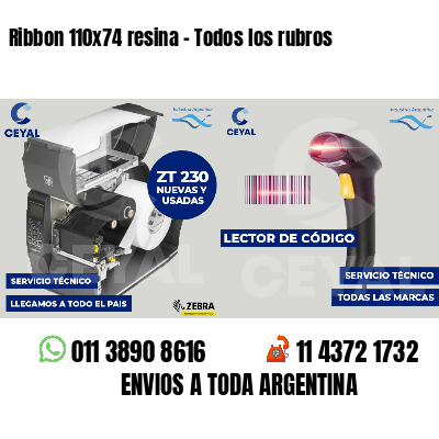 Ribbon 110x74 resina - Todos los rubros