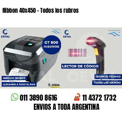 Ribbon 40x450 - Todos los rubros