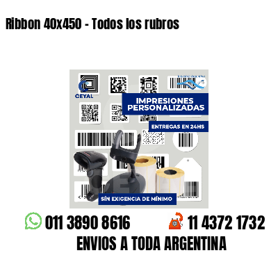 Ribbon 40x450 - Todos los rubros