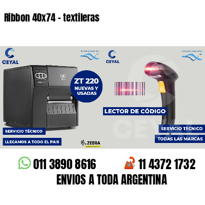 Ribbon 40x74 - textileras
