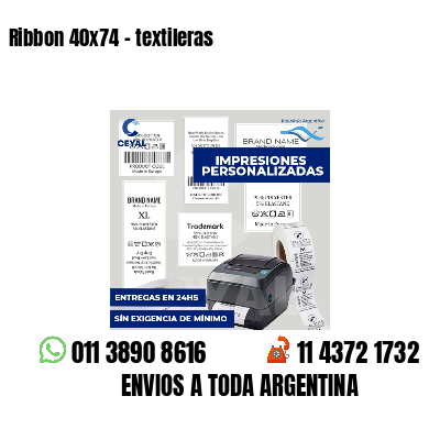 Ribbon 40x74 - textileras