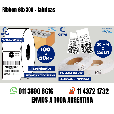 Ribbon 60x300 - fabricas
