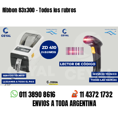 Ribbon 83x300 - Todos los rubros