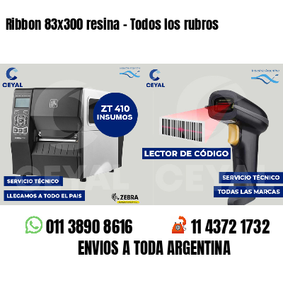 Ribbon 83x300 resina - Todos los rubros