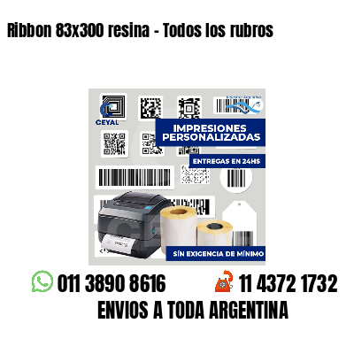 Ribbon 83x300 resina - Todos los rubros