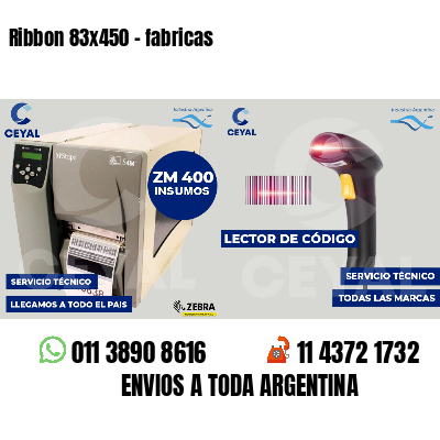 Ribbon 83x450 - fabricas