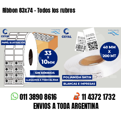 Ribbon 83x74 - Todos los rubros