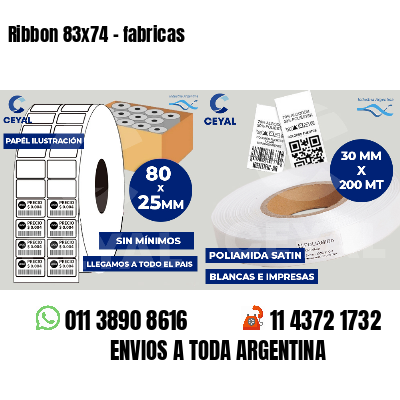 Ribbon 83x74 - fabricas