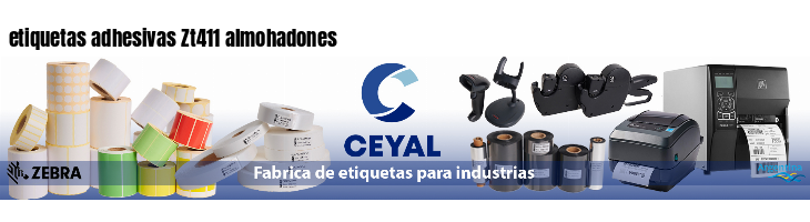 etiquetas adhesivas Zt411 almohadones