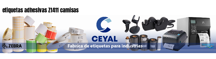 etiquetas adhesivas Zt411 camisas