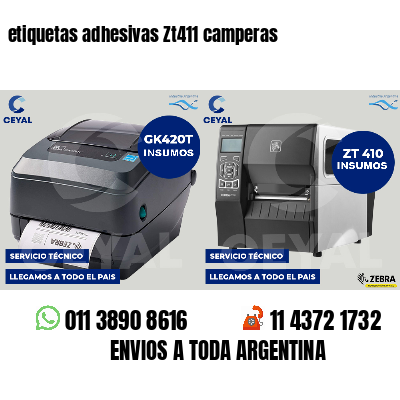 etiquetas adhesivas Zt411 camperas