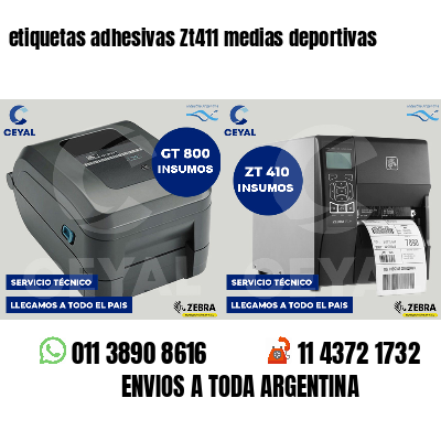 etiquetas adhesivas Zt411 medias deportivas
