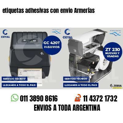 etiquetas adhesivas con envio Armerías