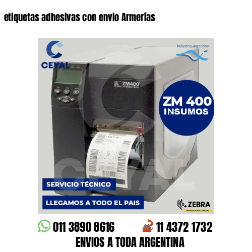 etiquetas adhesivas con envio Armerías