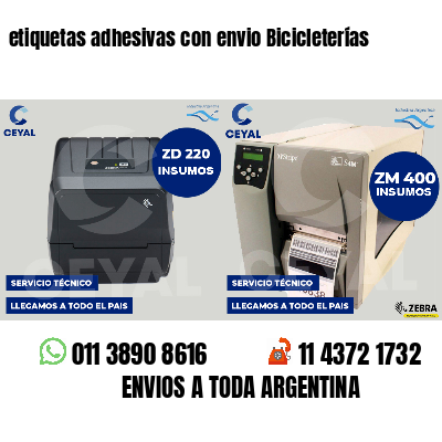 etiquetas adhesivas con envio Bicicleterías