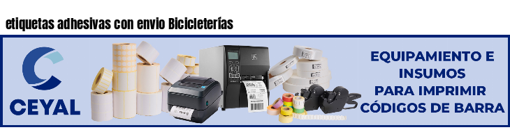 etiquetas adhesivas con envio Bicicleterías