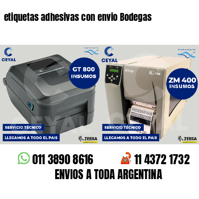 etiquetas adhesivas con envio Bodegas