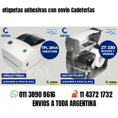 etiquetas adhesivas con envio Cadeterías