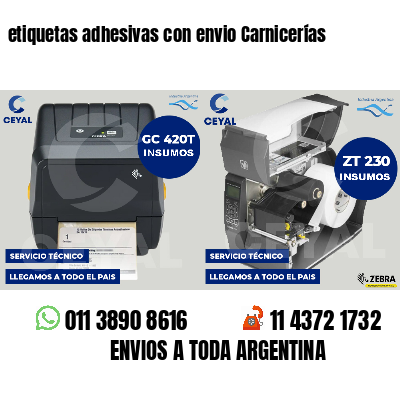 etiquetas adhesivas con envio Carnicerías