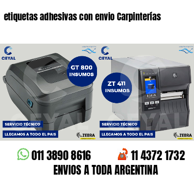 etiquetas adhesivas con envio Carpinterías