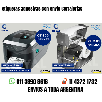 etiquetas adhesivas con envio Cerrajerías